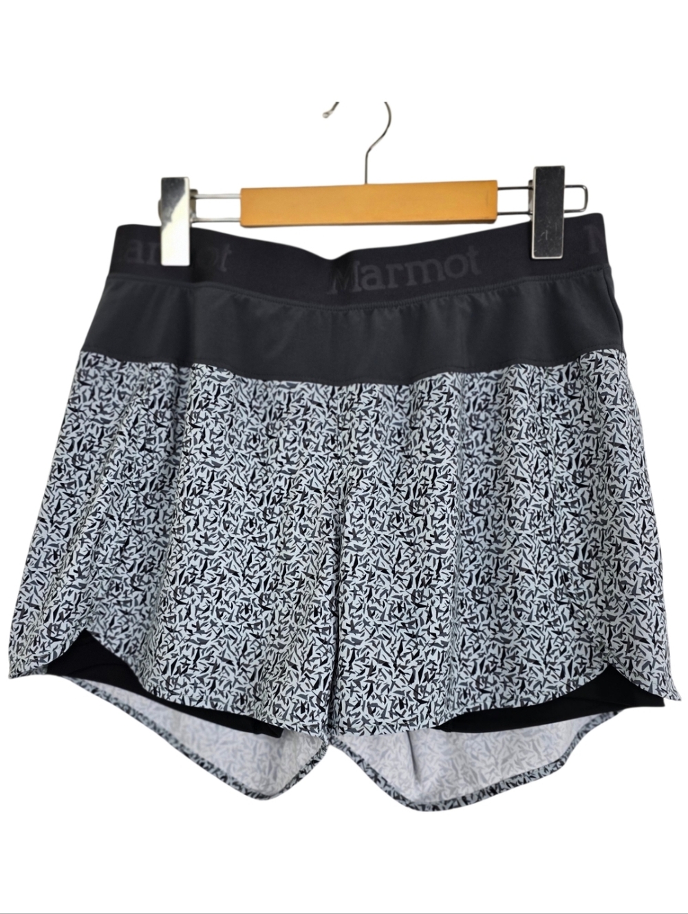 Marmot Pulse Shorts Womens M Athletic Running Fitness Lightweight Lined UPF 30
